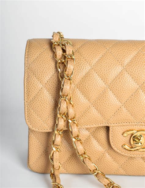 chanel caviar medium camera bag beige|The Best Vintage Chanel Bags to Collect Now.